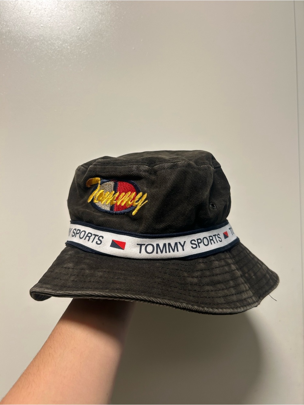 Vintage 90s Tommy Hilfiger Tommy Sports Bucket Hat Distressed